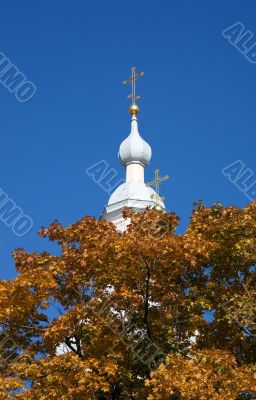 The church steeple