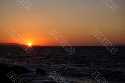 Sunset in Crete