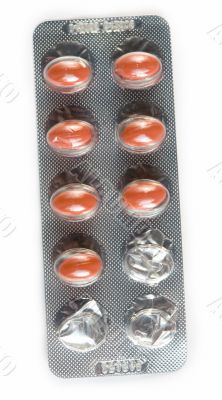 Orange tablets