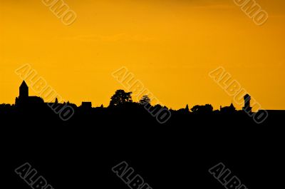 Sunset over Belves