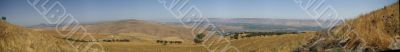 Galilee landscape panorama