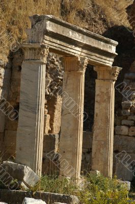ancient ruins in Ephesus