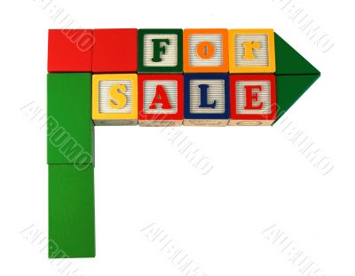 Toy sign - sale
