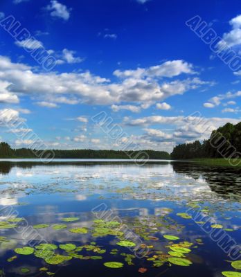 midday lake