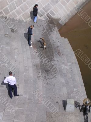 People at the bottom