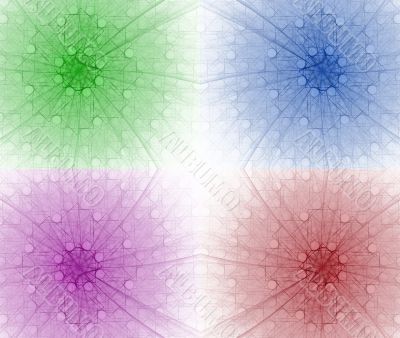Business Graphic - 4 Color explosions
