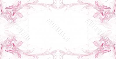 Border/Business Graphic - Plum Red Card with Copyspace