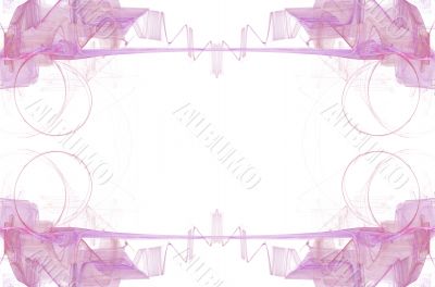 Border/Business Graphic Pink Swirls