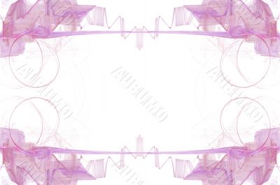 Border/Business Graphic Pink Swirls