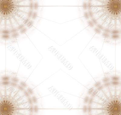 Border/Business Graphic - 4 Corners gold disc
