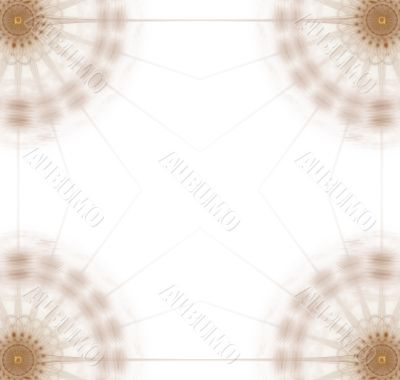 Border/Business Graphic - 4 Corners gold disc