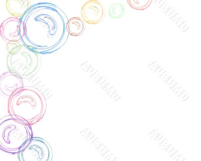 Border/ Businees Card - Bubbles