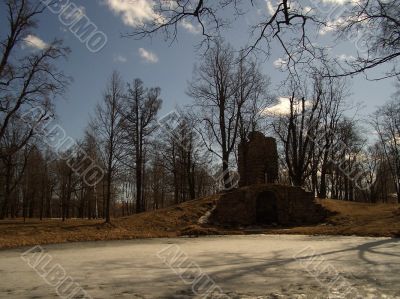 Early spring in a park