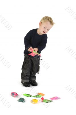 Young fisherman
