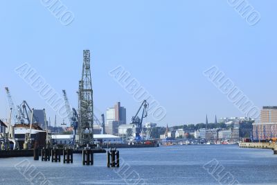 Hamburg habor docks, Germany
