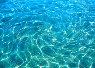 Blue water