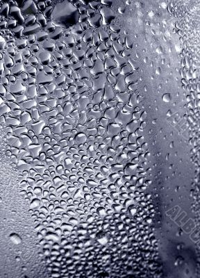 Drops on glass
