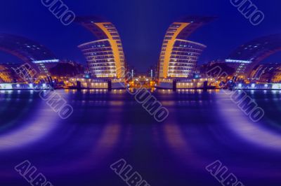 Abstract city