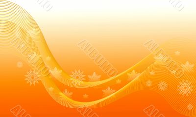 Abstraction yellow snow background