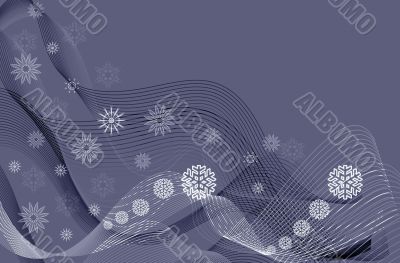 Abstraction snow background