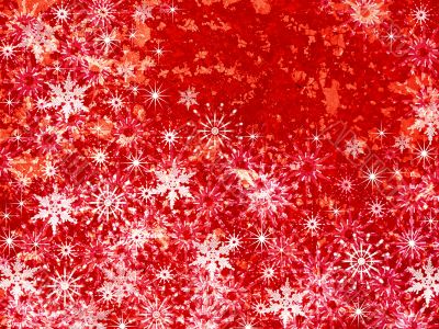 Abstraction red snow texture