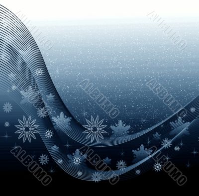 Abstraction  snow background
