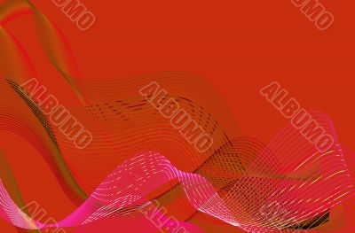 Abstraction red backround