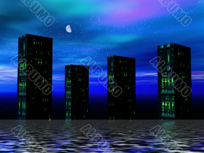 Night in the city