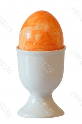Orange Easter egg