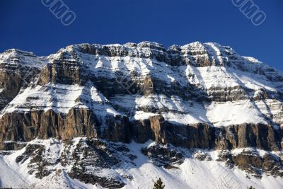Mt Balfour with new snow