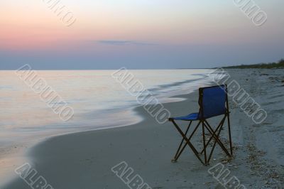 chair at the beach