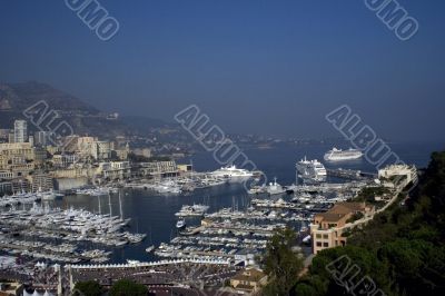 Yachts in the bay