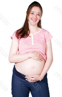 beautiful pregnant woman
