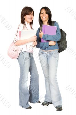 beautiful students - full body