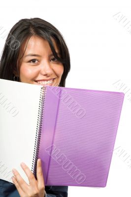 beautiful young student