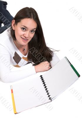 beautiful young student