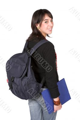 beautiful young student