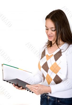 beautiful young student