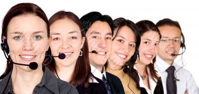 big customer service team