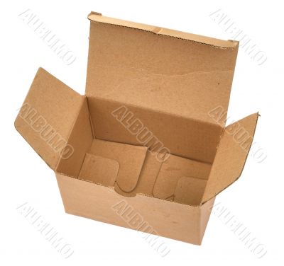 single open cardboard #2