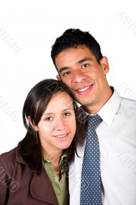 casual and smart couple