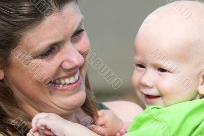 Mother and son