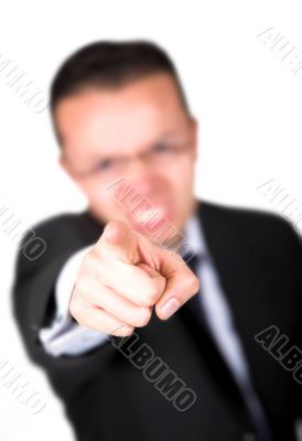 angry business man