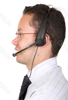 friendly customer services man