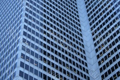 Three dimensions of a skyscraper