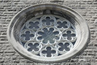 Ornamental window of a church