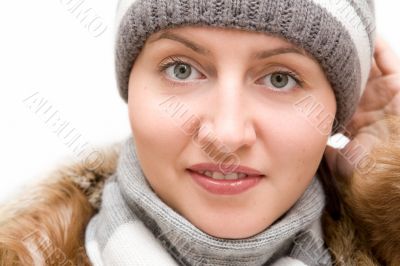 Beautiful women face close up
