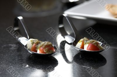 Cherry tomato amuse bouche