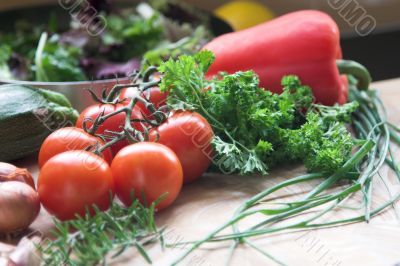Fresh vegetables
