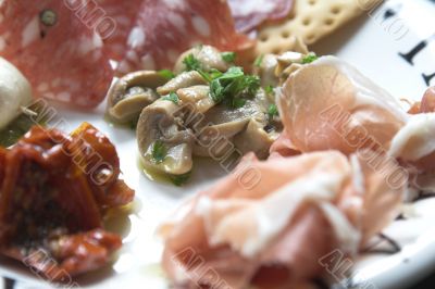 Antipasti plate